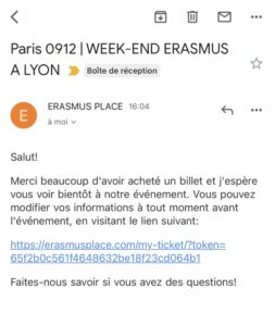 Comment modifier son billet ?